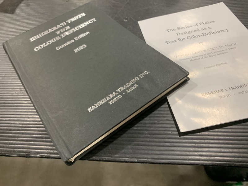 Photo 1 of Ishihara Test Chart Books, for Color Deficiency