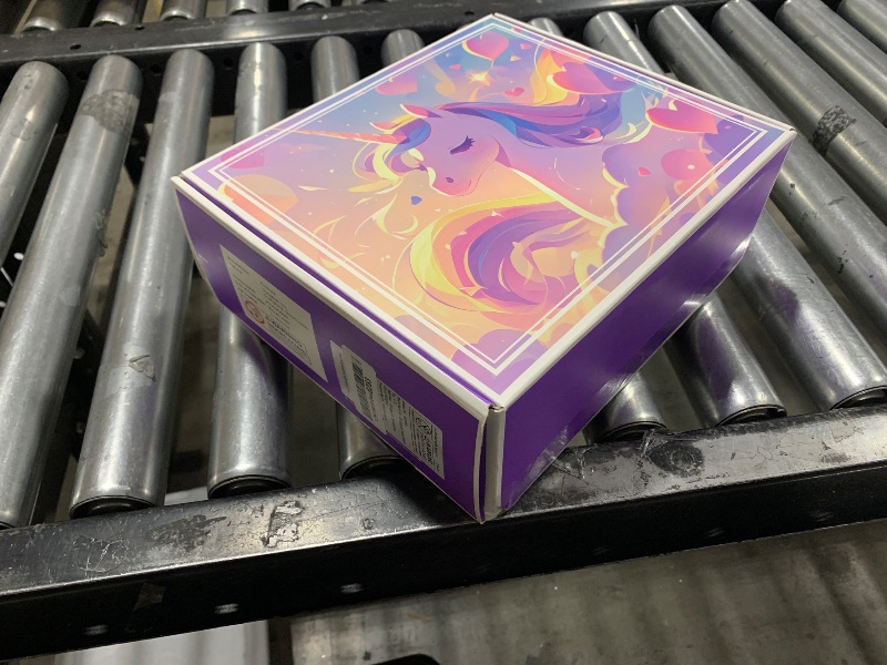 Photo 1 of Fimibuke Kids Bento Box with , Food Jar & Ice Pack Set - Snack Lunch Container with 3 Compartments, Thermos for Hot Food Back to School Gift for Age 3-12 Toddler Girls Boys - Rainbow & Daisy