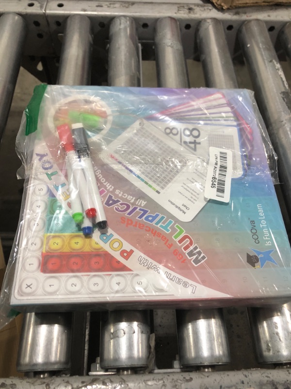 Photo 1 of Multiplication Flash Cards + Multiplication Chart - Math Manipulatives Multiplication Fact Cards - Mutiplication Game Flashcards - Times Table Multiplication Flash Cards 3rd Grade, 4th, 5th, 6th Grade