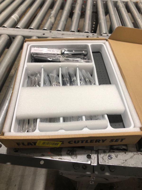 Photo 1 of 49-Piece Silverware Set with Organizer