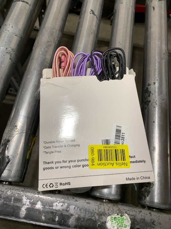 Photo 1 of iPhone Charger Cord Lightning Cable 6 ft 3 Pack iPhone Charging Cable Long iPhone 11 Charger 6ft [Apple Certified] Nylon Braided Fast Charging for 13 mini/13/12/11 Pro MAX/XR/XS/8/7/Plus/6S/SE/iPad…