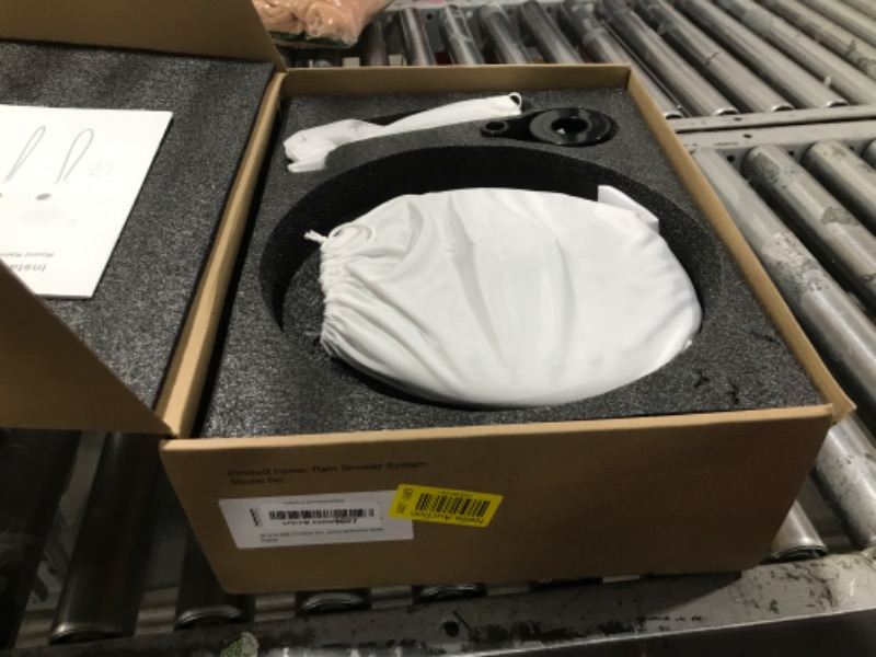 Photo 1 of SR SUN RISE 10 Inches Wall Mounted Shower System with Tub Spout Shower Tub Faucets Sets Complete Newer Model High Pressure 8-Spray Rain Shower Head and 6-Setting Handheld Combo, Brushed Nickel