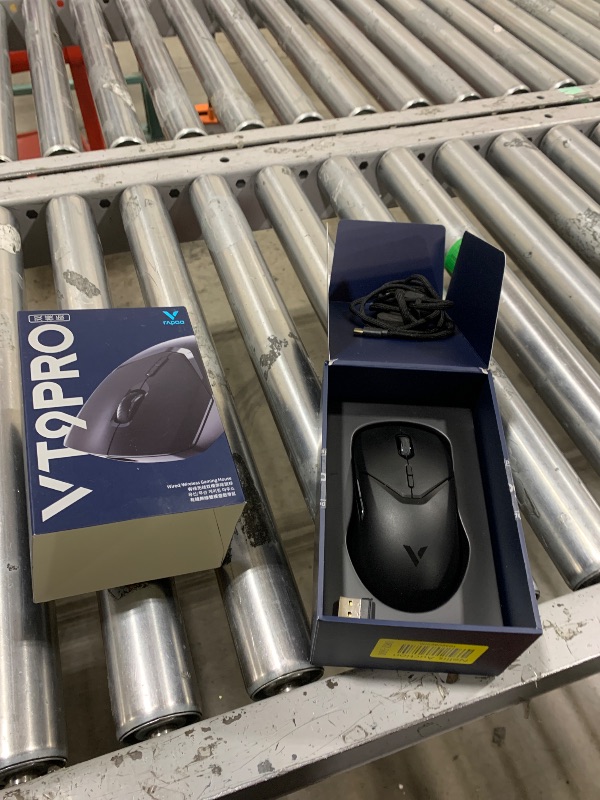 Photo 1 of Rapoo VT9Pro Wireless Gaming Mouse - Esports Grade Performance Gaming Mice, PAW 3398 Sensor, 26000 DPI, 1ms Response Time, 68g Lightweight, 10 Programmable Buttons, Long Battery Life, Black