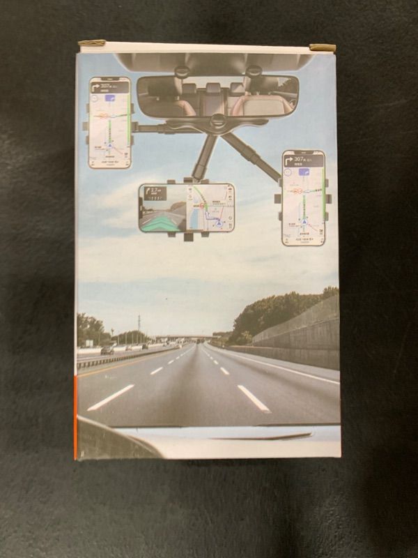 Photo 2 of Car Rear View Mirror Phone Holder