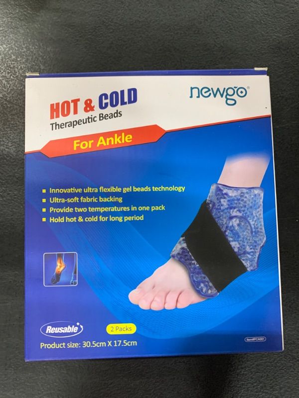 Photo 2 of NEWGO®Ankle Cold Pack Ice Wrap for Ankle Injuries 2 Pack Ankle Ice Pack for Swelling