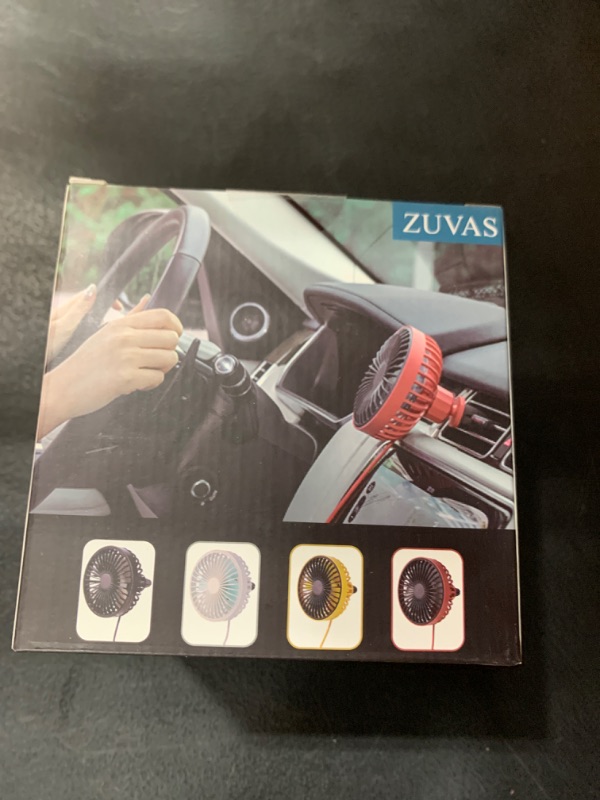 Photo 2 of Zuvas Car Fan USB Fan with Night Light