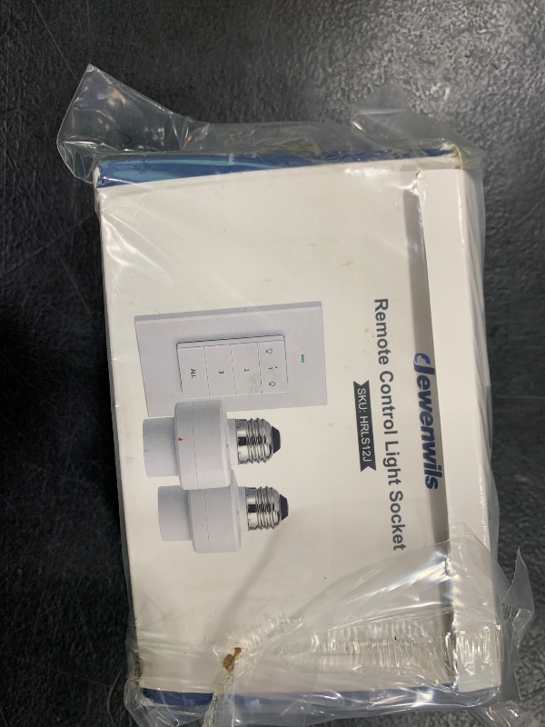 Photo 1 of DEWENWILS Remote Control Light Socket, Wireless Light Switch for Pull Chain Light Lamp Fixtures, 100FT Range, No Wiring Needed, ETL Listed(1 Wall Mounted Controller+2 Socket, Shorter Version)