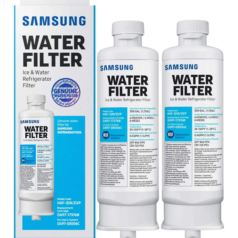 Photo 1 of 2 Pack Genuine DA97²-17376B HAF-QIN Refrigerator Water Filter