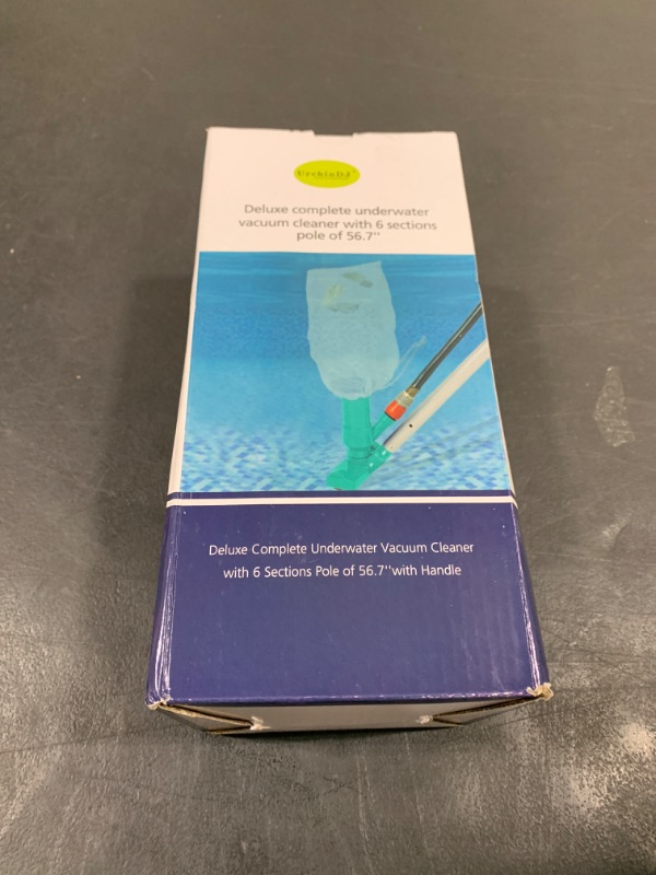 Photo 1 of urchindj Underwater Jet Vacuum Cleaner, Portable Pool Vacuum Jet Underwater Cleaner W/Brush & 56.7" Pole, Handheld Jet Pool Vacuum for Above Ground Pool, Attach to Garden Hose