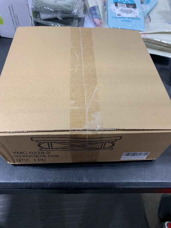 Photo 1 of Stofoudy 2-Light Flush Mount Ceiling Light Fixture, Industrial Vintage Matte Black Metal Cage Light Fixtures Ceiling Mount for Farmhouse, Kitchen, Hallway, Entryway, Bedroom