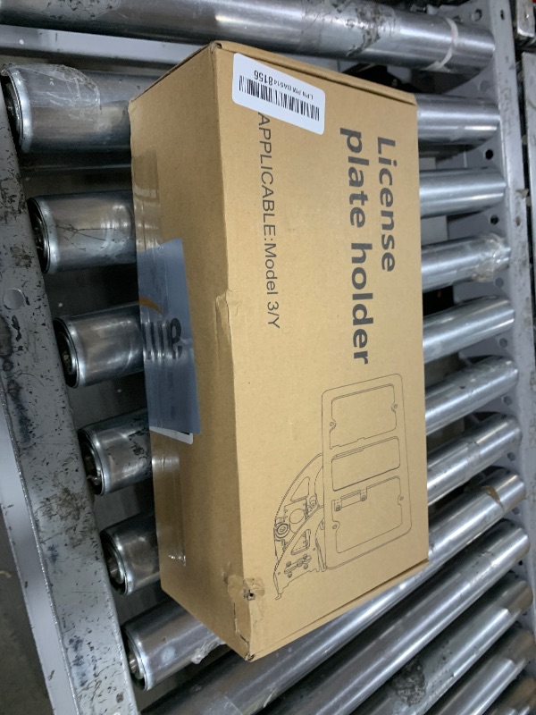 Photo 1 of BASWEY Original Lockable Front License Plate Mount Holder for Tesla Model Y 2021 to 2024, Anti-Theft Front License Plate Frame for Tesla Model Y Accessories, No Drilling