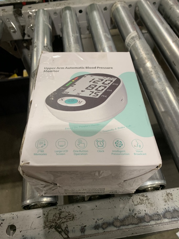 Photo 1 of Blood Pressure Monitors, Bp Monitor - Blood Pressure Machine Large Cuff Blood Pressure Monitor Upper Arm Cuff 8.7''-17.3'', Large Screen, 2 Users Total 198 Memories
