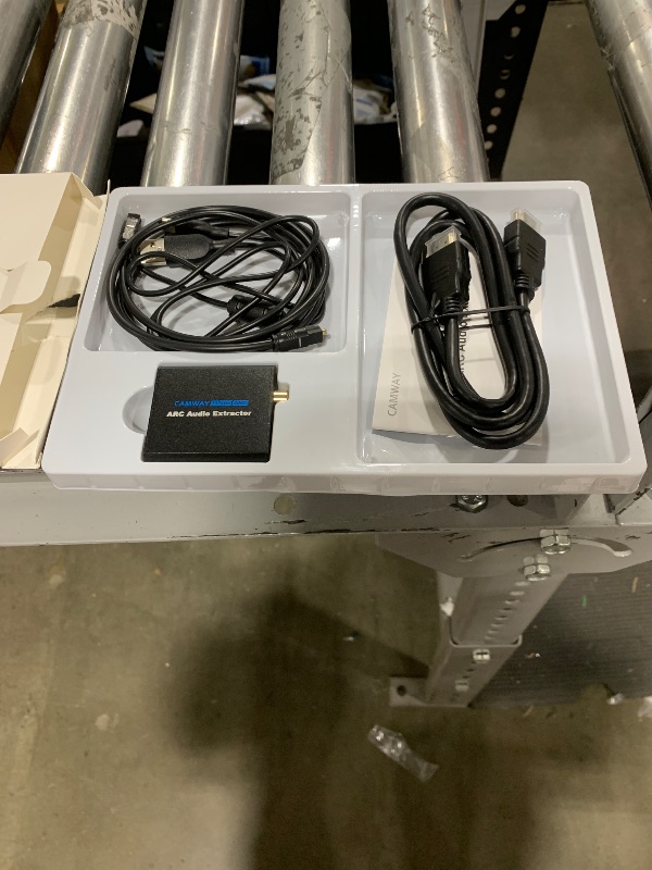 Photo 1 of CAMWAY ARC Audio Extractor,ARC to Optical/Coaxial (Not for HDMI or eARC Interface),192 KHz Audio Adapter,ARC to Optical/Coaxial Audio Splitter for TV to AV Amplifier Audio Converter