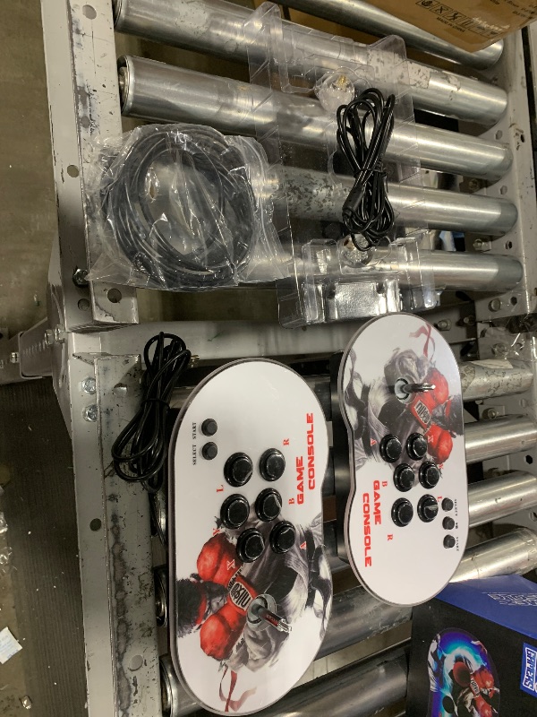 Photo 1 of Arcade Game Console Pandora Box Built in 10000 Retro Games 4K HDMI 64G 2 Player Game Emulator Console Joystick with Trackball No Network Plug and Play TV Video Jame Gamepad Support Multiple Emulators