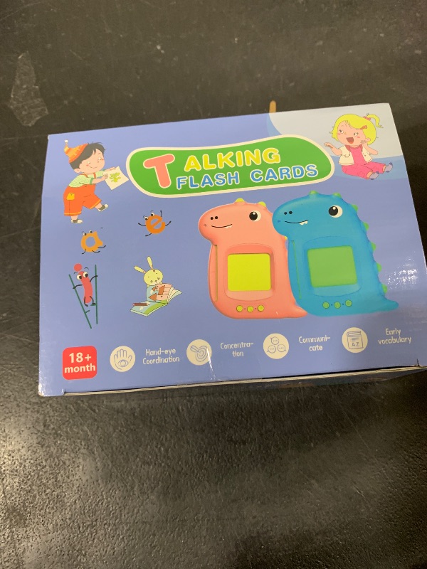 Photo 1 of Jeedoo Talking Flash Cards, Flash Cards for Kids-Vehicles, Food, Colors, Animals, Toddler/Head Start Teaching Aids for Preschool, Toys for 2 3 4 5 Year Old Boys and Girls