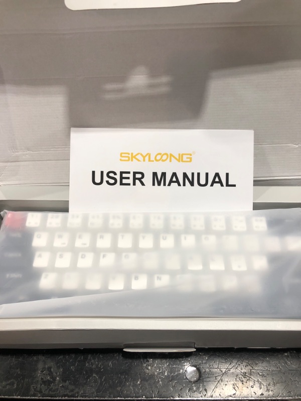 Photo 1 of SKYLOONG GK61 PRO 60% Wired Mechanical Keyboard, QMK/VIA Programmable, O-Ring Gasket, Hot-Swap Custom Keyboard with Split-Spacebar, RGB Backlit, PBT Keycap for Win/Mac (KTT Rose Blue Switch)