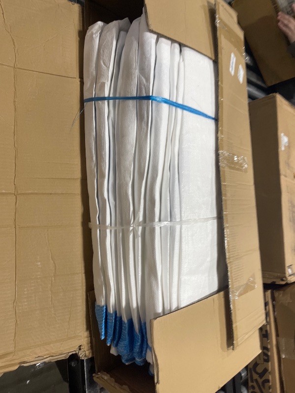 Photo 2 of 10 Pack FIBC Bulk Bag, 1.5 Ton Bag, 35"L x 35"W x 43"H, 3300lbs SWL, Open Top Flat Bottom, Heavy Duty Bulk Bag for Industry Agriculture