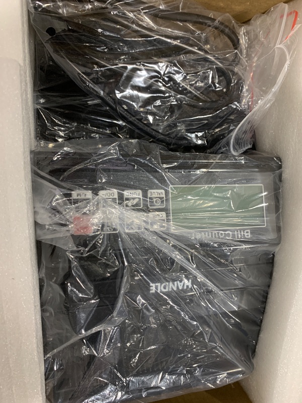 Photo 1 of LOLARAN AL1000 Money Counter Machine With Value Counting?Support Dollar and Euro?UV, MG, MT, IR, DD Counterfeit Detection Cash Bill Counter?Cash Counter with LCD Display, Batch and Add?1,000 Notes/Min
