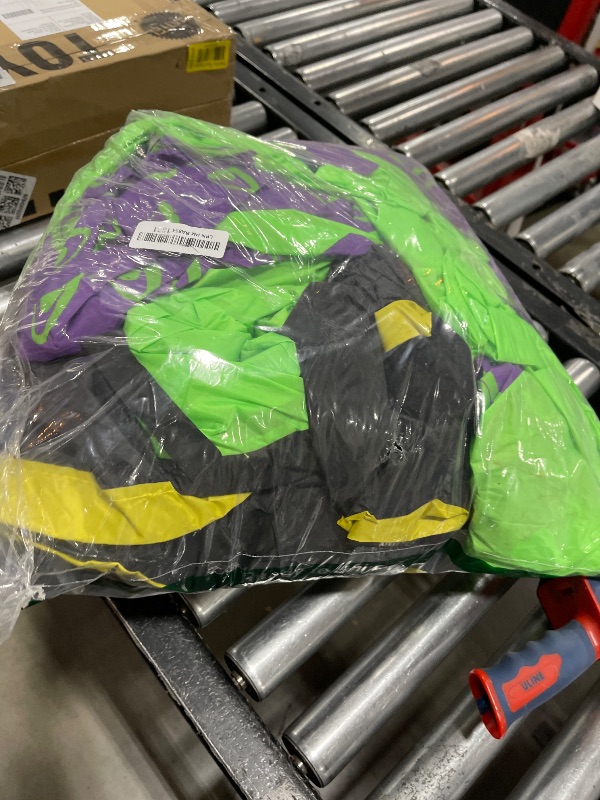 Photo 1 of Morejoy 8FT Halloween Inflatable Outdoor Decoration - Halloween Skeleton Octopus Outdoor Inflatable with Build-in LEDs - Halloween Blow Up Yard Decoration for Outdoor Party Decors (Blue)