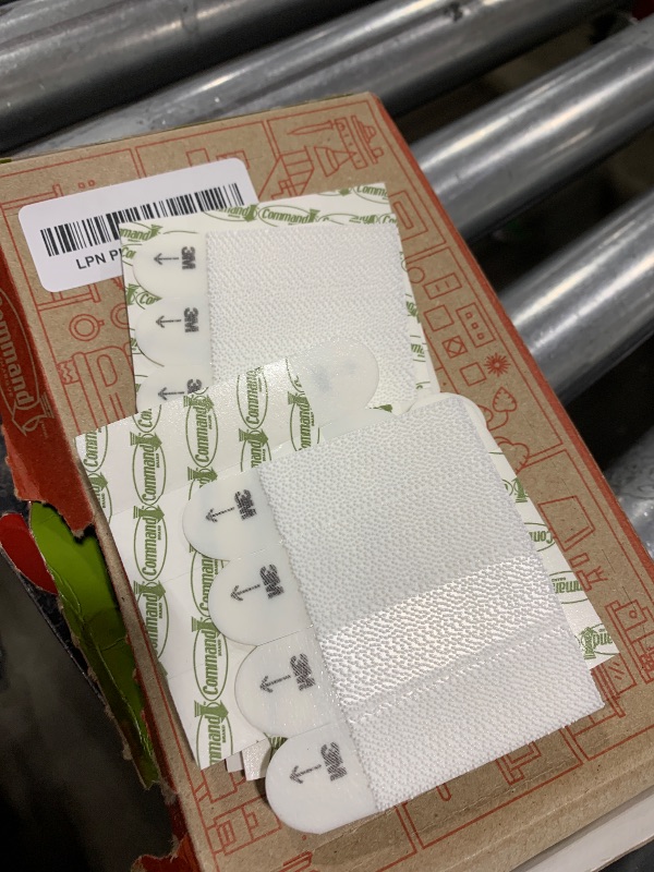 Photo 1 of Command 10 lb Medium Picture Hanging Strips 16 Pairs (32 Command Strips), Damage Free Hanging Picture Hangers, No Tools Wall Hanging Strips for Christmas Decorations