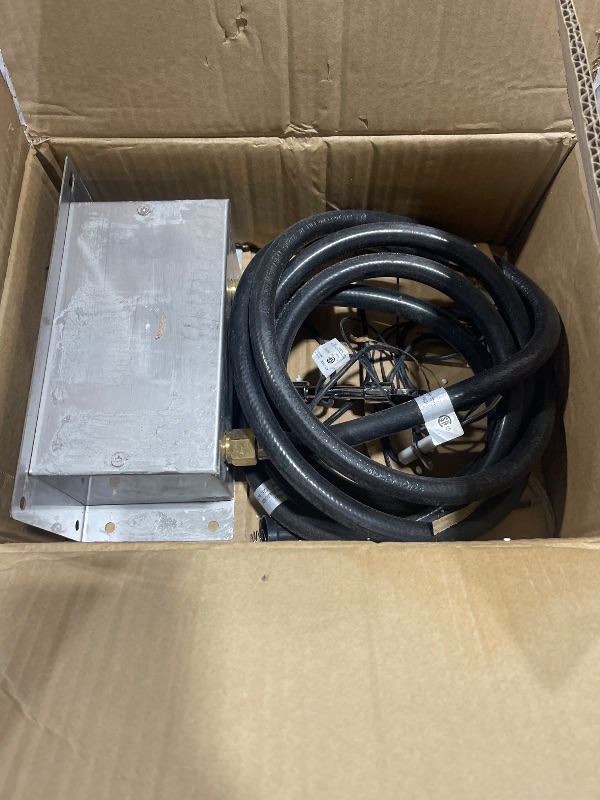 Photo 1 of Onlyfire All-in-One Natural Gas Fire Pit Ignition System Kit (Includes Electronic Igniter, Key Valve, PVC Hose, Fittings)