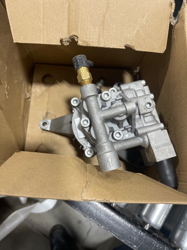 Photo 1 of YAMATIC 7/8" Shaft Vertical Pressure Washer Pump, 2500-3000 PSI @2.5 GPM Replacement Pump for AR srmw2.2g26, Honda GCV190, Troybilt, Craftsman, 311966gs, Front Inlet/Outlet