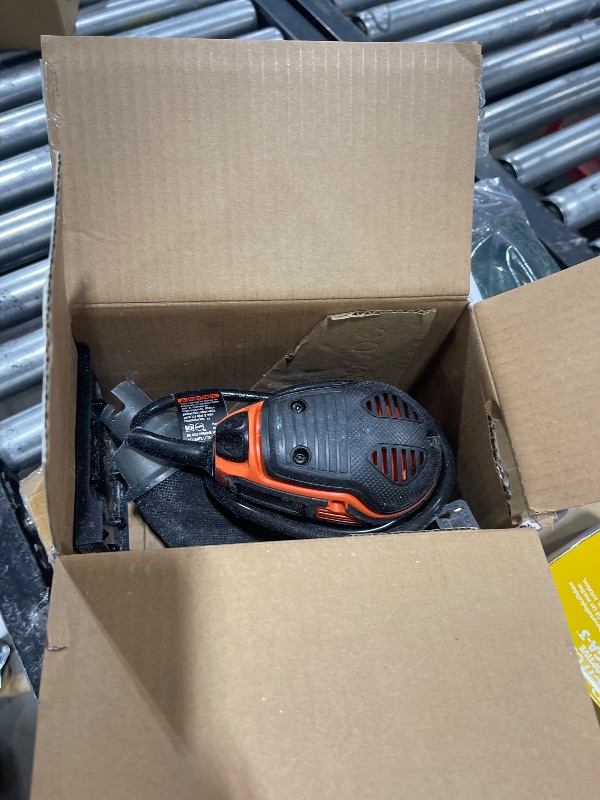 Photo 2 of BLACK+DECKER 2.0 Amp Electric 1/4 Sheet Orbit Sander (BDEQS300)