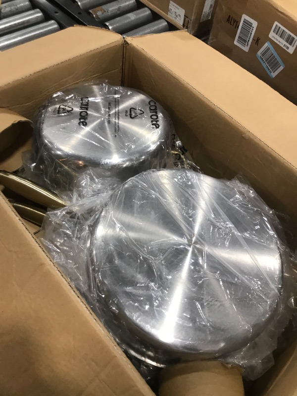 Photo 1 of CAROTE Ceramic Tri-Ply Stainless Steel Cookware Set