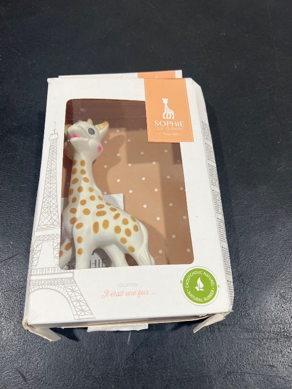 Photo 2 of Sophie la girafe | Handcrafted for 60 Years in France | Natural Rubber | Designed for Teething Babies | Awaken All 5 Senses | Easy to Clean | Pack of 1