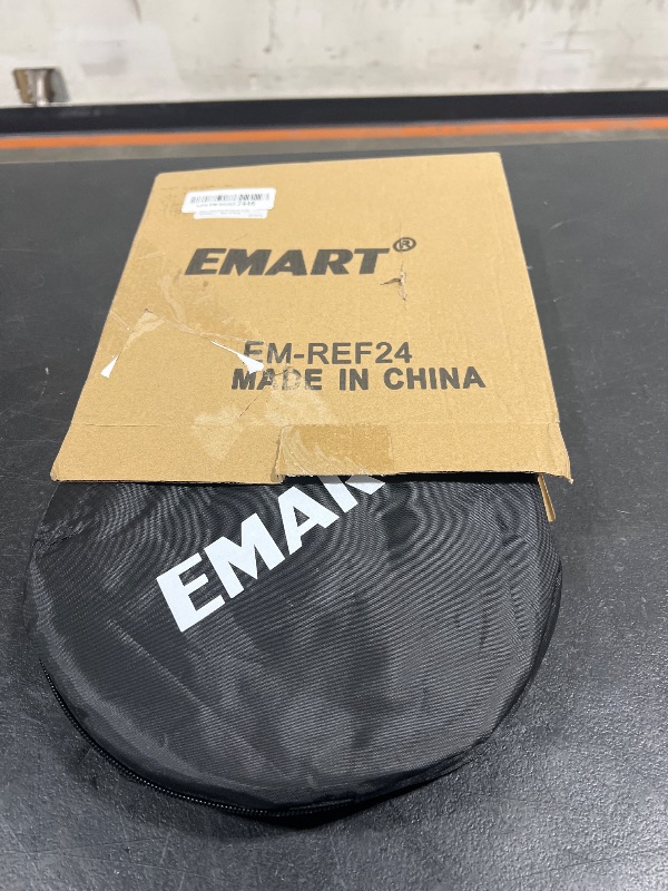 Photo 1 of EMART 24’’ (60cm) Light Reflectors 5 in 1 Photo Collapsible Photography Reflector with Bag - Portable Camera Light Reflector Photography Panel for Studio Video-Translucent, White, Silver,Gold,Black