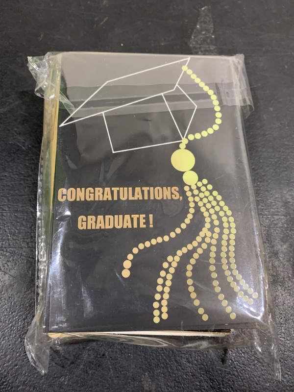 Photo 2 of AMZAI Graduation Cards, Graduation Cards 2024 with Envelopes and Gold Foil, 24 Pack Bulk Graduation Greeting Cards, Grad Gift Card for College & High School Graduation Party Decoration