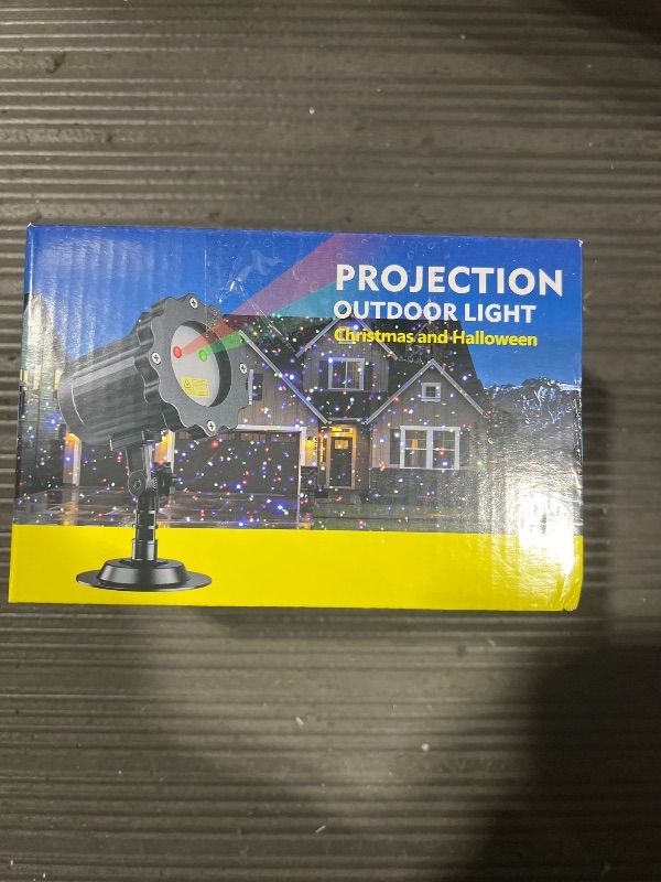 Photo 1 of  Christmas Projector Lights Outdoor Decorations, Christmas Star Light Waterproof Holiday Projector LED Spotlights with Remote for Xmas Decor (Cute Star)