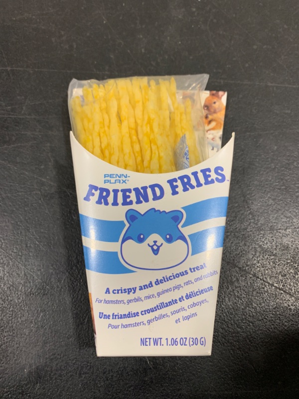 Photo 1 of Penn-Plax Squeak Eats: Friend Fries â€“ Crispy and Delicious Treat for All Small Animals â€“ 1 Count
