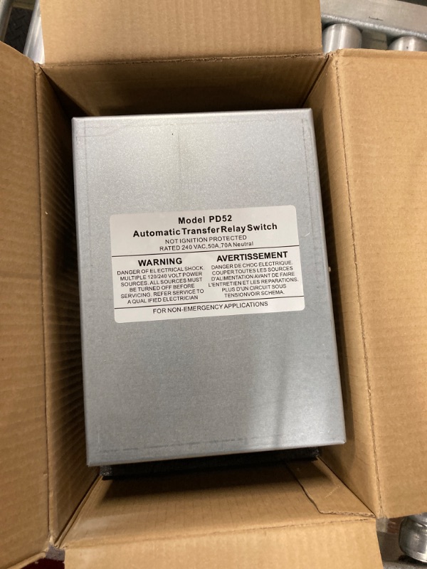 Photo 1 of 50 Amp Transfer Switch Automatic Transfer Switch for RV, Speedboats 120/240 VAC, 50 Amp, Automatic Transfer Relay Switch