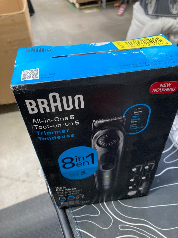 Photo 1 of Braun All-in-One Style Kit Series 5 5471, 8-in-1 Trimmer for Men with Beard Trimmer, Body Trimmer for Manscaping, Hair Clippers & More, Ultra-Sharp Blade, 40 Length Settings, Waterproof Black 10 Piece Set