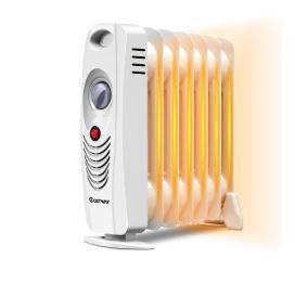 Photo 1 of Costway 700 W Portable Mini Electric Oil Filled Radiator Heater 7-Fin Thermostat Home
