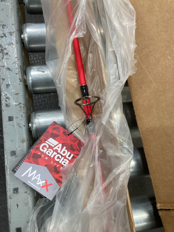 Photo 1 of Abu Garcia 6'6" Max X Spinning Reel and Fishing Rod Combo, Size 2500 Reel, 5 Stainless Steel Ball Bearings, Smooth Oil Felt Front Drag System, Lightweight Composite Rod Blank