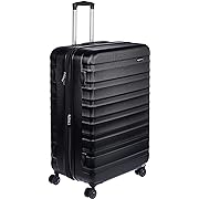 Photo 2 of 
Amazon Basics Suitcase, Hardside Luggage with Spinner Wheels, Scratch-Resistant Surface, Black, 30-Inch in Navy