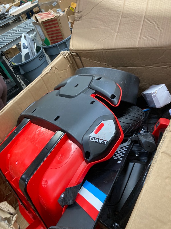 Photo 1 of 3 Wheelers Go Kart for Kids 8-12 Years, 24V 14Ah Ride On Car with Two 300W Motors, 9MPH Fast Drifting Circling Car, Electric Ride Toy with Hand Accelerator,Max Load 155lbs