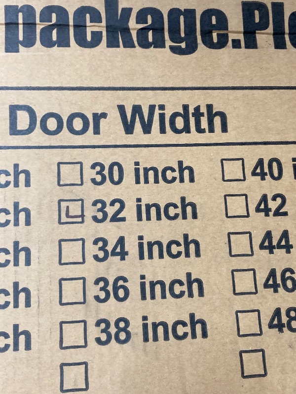 Photo 5 of 5T-Barn Door Furniture Hardware, 32 inch Barn Door with Hardware   ***(EXACT STOCK PHOTO NOT AVAILABLE, OPEN BOX, BOX RIPPED TORNED)***