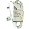 Photo 1 of 2 Pack HDX
12 ft. 16/2 Light Duty Indoor Tight Space Multi-Outlet Extension Cord, White