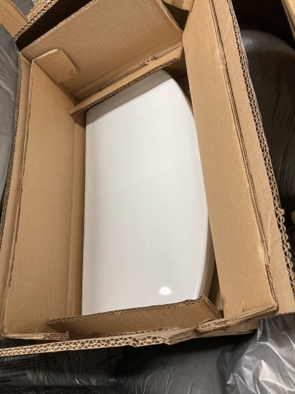 Photo 1 of American Standard 288CA114.020 H2Optimum Two-Piece Toilet, Elongated Front, Standard Height, White, 1.1 gpf