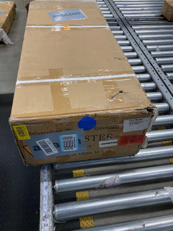 Photo 1 of ***PARTS ONLY/MISSING PIECES***Fitvids Heavy Duty Adjustable and Foldable Utility Weight Bench for Upright, Incline, Decline, and Flat Exercise   ***(BOX RIPPED/TORN OPEN)***
