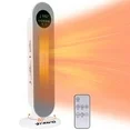 Photo 1 of *see notes* 
WYRAVIO 1500W Space Heaters for Indoor Use,80° Oscillating Portable Electric Heaters with Thermostat, Remote, 3 Modes,Fast Safety Heat,12H Timer, Overheat Protection, Heater for Bedroom Home Office