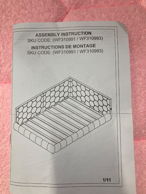 Photo 3 of ***MISSING BOX 2 OF 2***Full Size Daybed with USB Ports and LED Light, Teddy Upholstered Full Platform Bed Frame with Wood Slats, Full Size Sofa Bed for Living Room Bedroom (Pink)  ***(MISSING BOX 2, EXACT STOCK PHOTO FOR BOX 1 NOT AVAILABLE, PHOTO BOX 1 