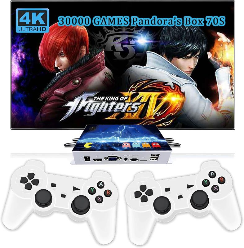 Photo 1 of 30000 in 1 Pandora Game Box 70S Mini Arcade Stick Retro Video Game Console,Plug and Play,10 Emulators,HDMI Output,Dual 2.4G Wireless Controllers
