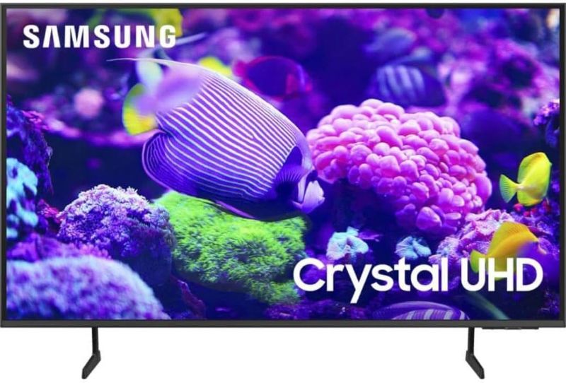 Photo 1 of **parts only** SAMSUNG 55-Inch Class Crystal UHD 4K DU7200 Series HDR Smart TV w/Object Tracking Sound Lite, PurColor, Motion Xcelerator, Mega Contrast, Q-Symphony (UN55DU7200, 2024 Model)

