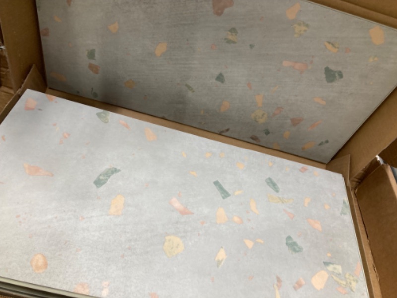Photo 1 of Allure 12" x 24" x 6.5mm, 12mil Luxury Vinyl Tile Flooring, Ultima Comfit Terrazzo Look, Embossed, Waterproof, (12 Tiles), (23.82 sqft/Box)