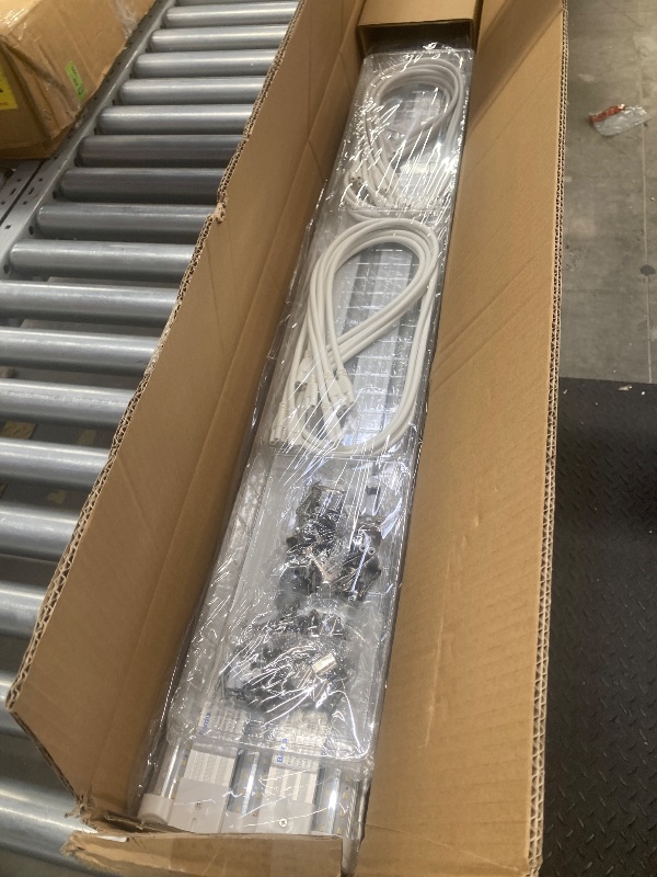 Photo 2 of 8FT LED Shop Light 10 Pack, Hanging/Surface Mount 6000K/White Light LED Tube Light, Plug & Play 72W 11520LM Super Bright High Output T8 LED Ceiling Lighting, Linkable Shop Lights for Garage