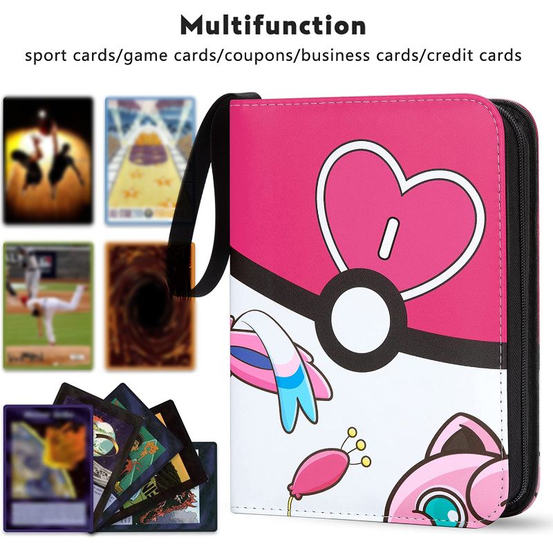 Photo 1 of 400 Pockets Cards Holder Binders, Game and Sports Cards Holders for Girls Boys Christmas Birthday Gift
